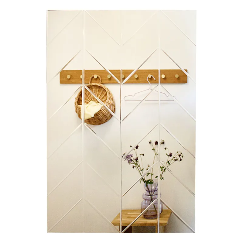 HERRINGBONE spejl 50x70 cm - Klar