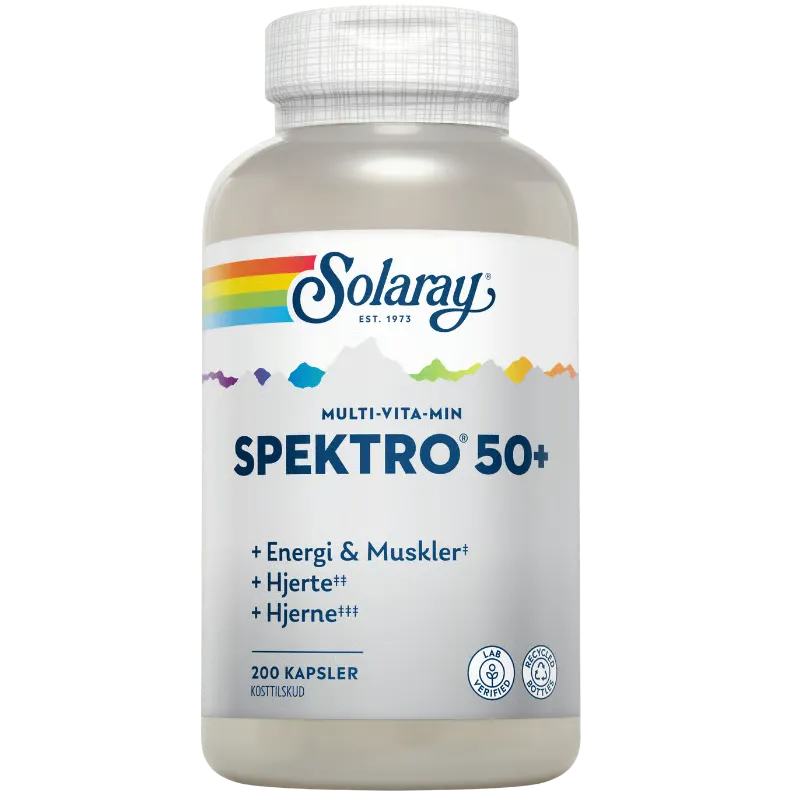Solaray Spektro50+ Multi-Vita-Min (200 kaps)