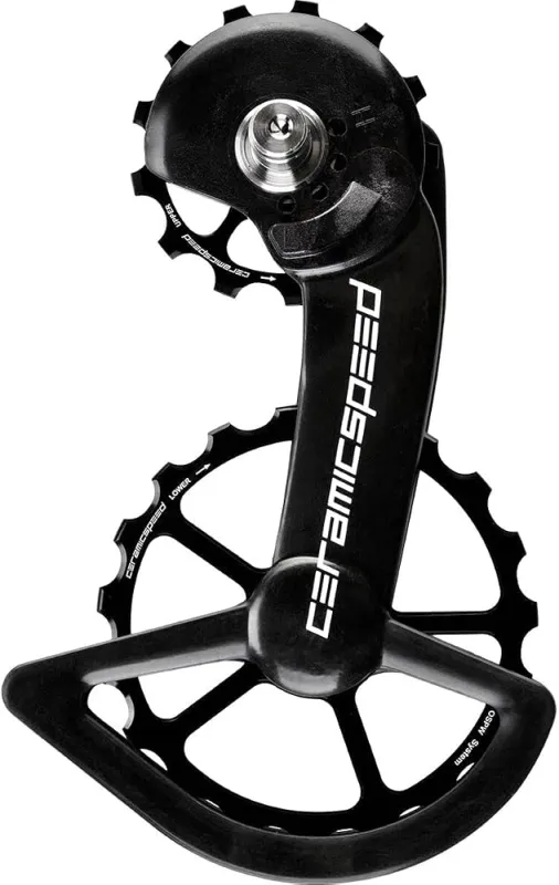 CeramicSpeed OSPW Oversized Pulley Wheel System til Shimano 9250/8150 12 speed Sort