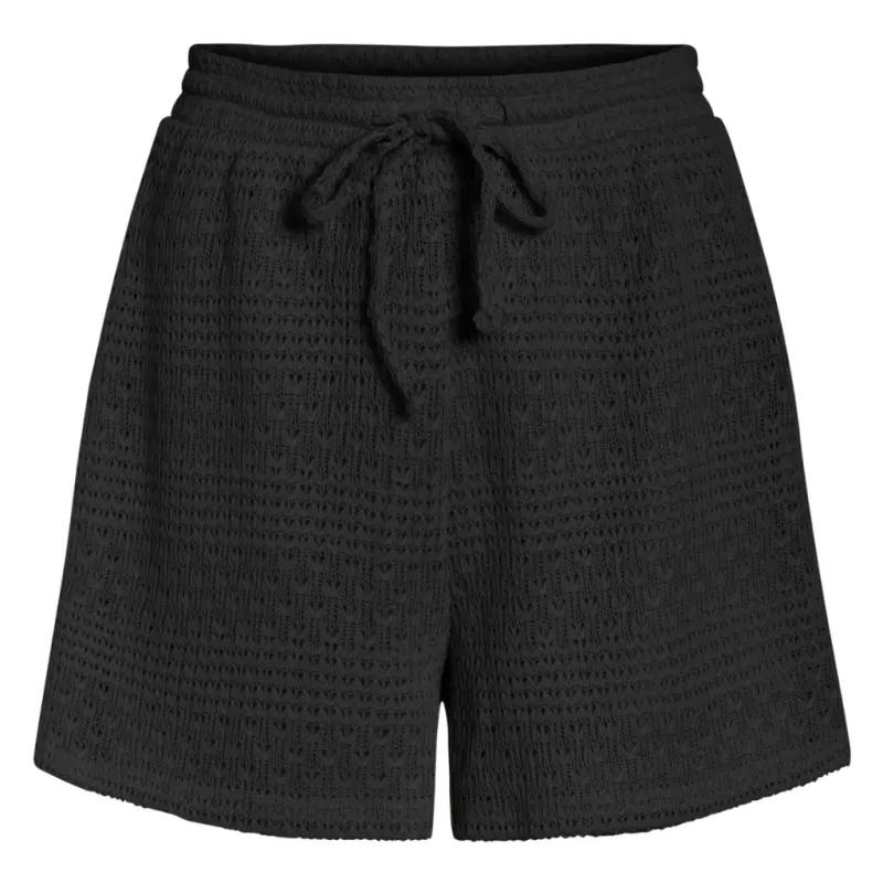 VILA dame shorts VIMIRONA - Black Beauty