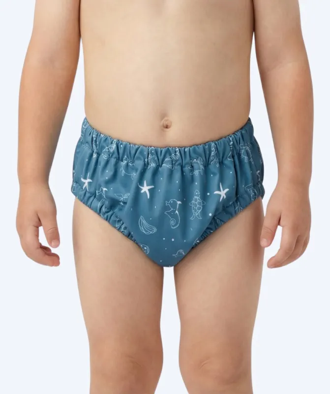 Watery blebadebukser til børn - Foss Lining Nappy - Atlantic Blue