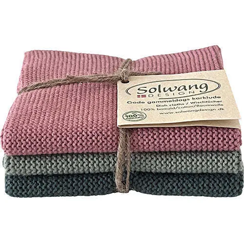 Gode gammeldags klarklude Rose/Sage kombi - 1 pk.