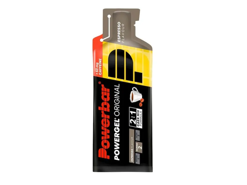 Powerbar Powergel - Espresso - Med koffein - 41 g - Bedst før 31/7-26
