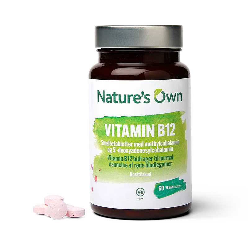 Natures Own Vitamin B12 Vegan Smeltetablet (60 tabl)