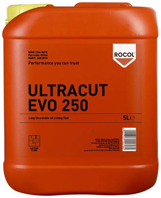 Rocol Ultracut Evo 250 køle-/smøremiddel 5ltr