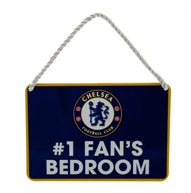 Chelsea FC #1 fan's bedroom skilt