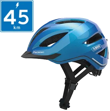 Abus Pedelec 1.1 Hjelm m. LED lys - Steel Blue