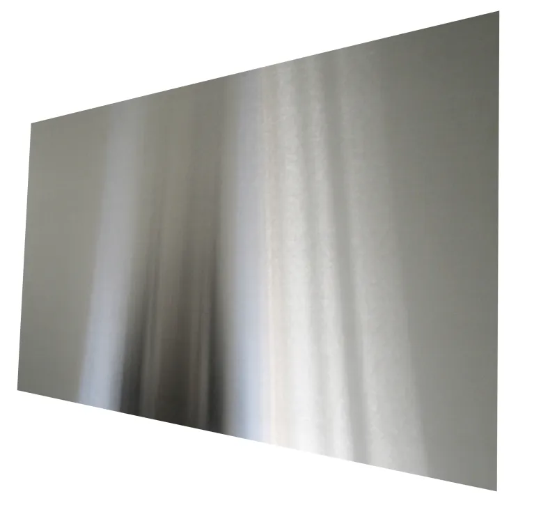 Stænkplade firkantet 600x300 mm. rustfri