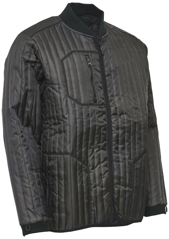 Termojakke zip-in 160014 sort Str. 4XL