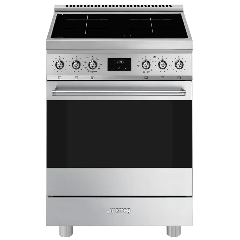 Smeg C6IPXM2 komfur induktion 60 cm, rustfrit stål