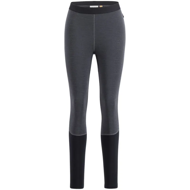 Lundhags Prime Merino Long John W, skiunderbukser, dame, grå/sort