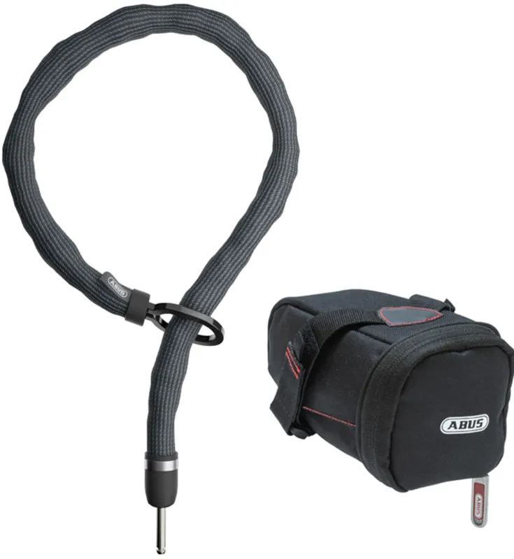 Abus Kæde 7mm Superior til Ringlås m/taske - 100cm