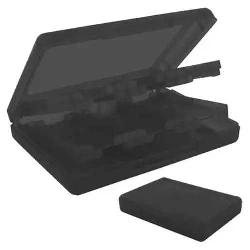Nintendo 3DS game case til opbevaring af 28 stk spil. Sort.