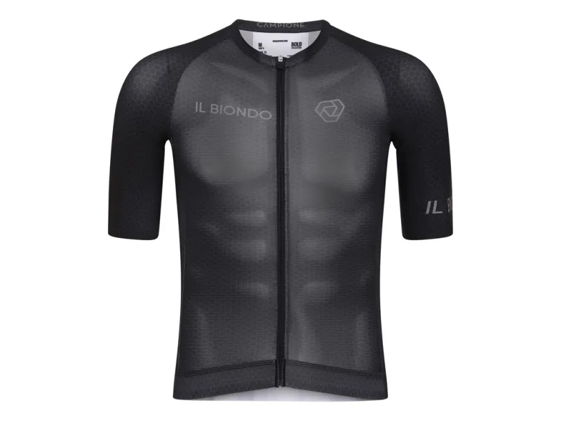 Il Biondo Road Warrior -  Cykeltrøje -  Strike 2.0 Touring - Herre - Sort - S