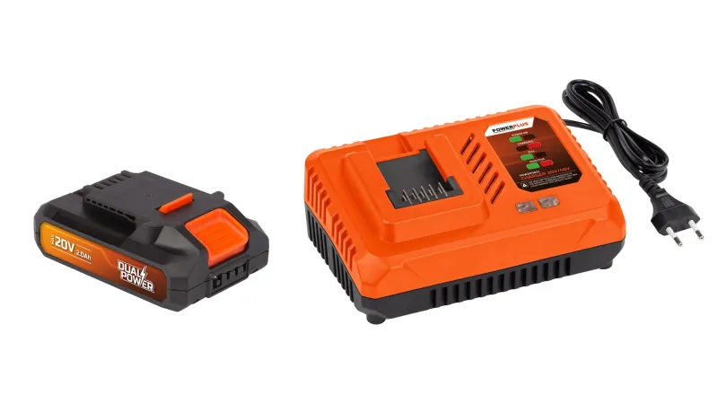 Batteri 20 Volt - Oplader 20/40 Volt