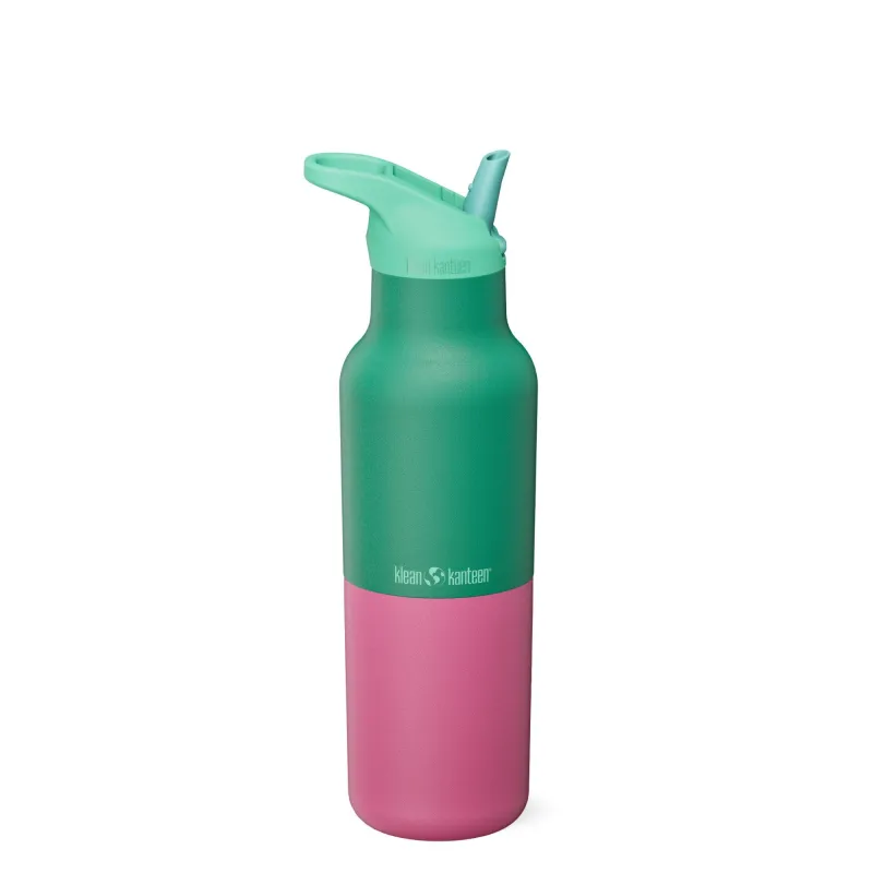 Klean kanteen Rise Vacuum Classic termoflaske 473 ml, parakeet kaleidoscope