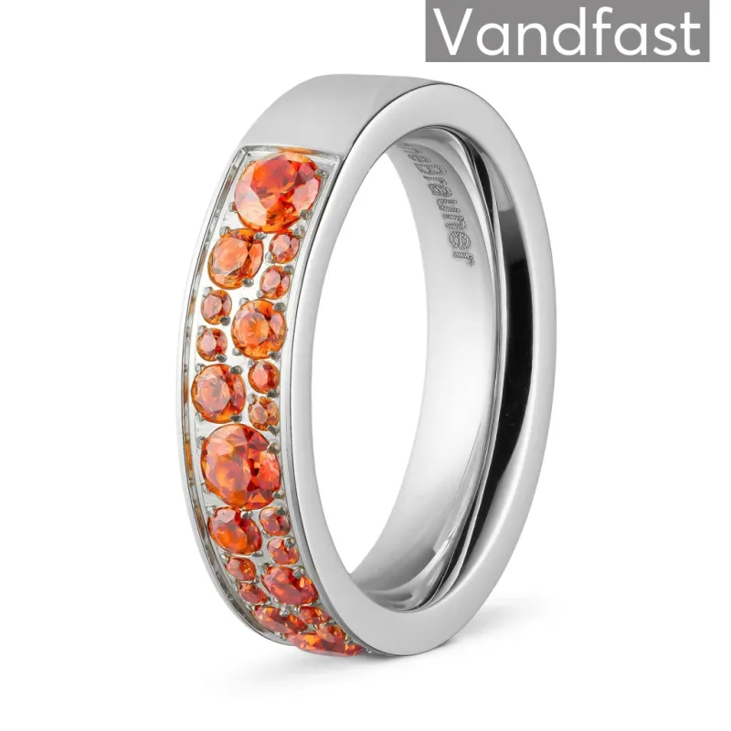 ANNEBRAUNER Sparkling Orange Ring
