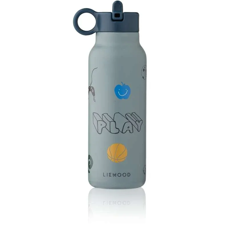 Liewood Falk Drikkeflaske - Rustfrit Stål - 350ml - Play/Dusty Peppermint