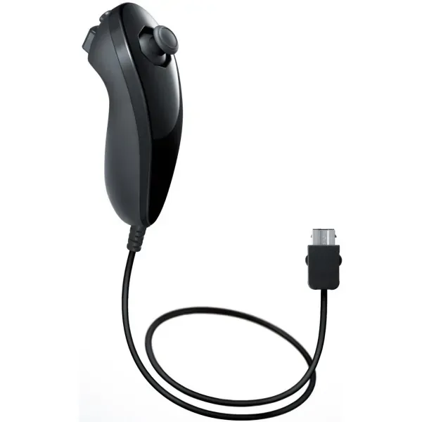 Nunchuck til Nintendo Wii / Wii U. Sort.