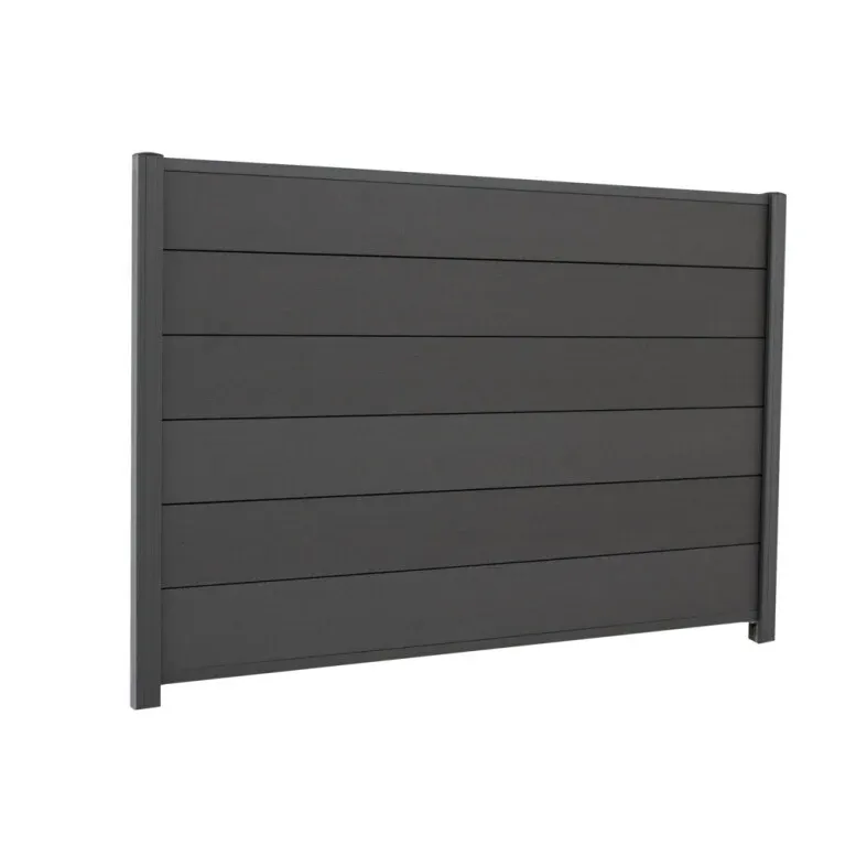 Hortus - Komposit F&N-profil børstet Premium Firenze hegnspakke 1 fag, H126,1 cm