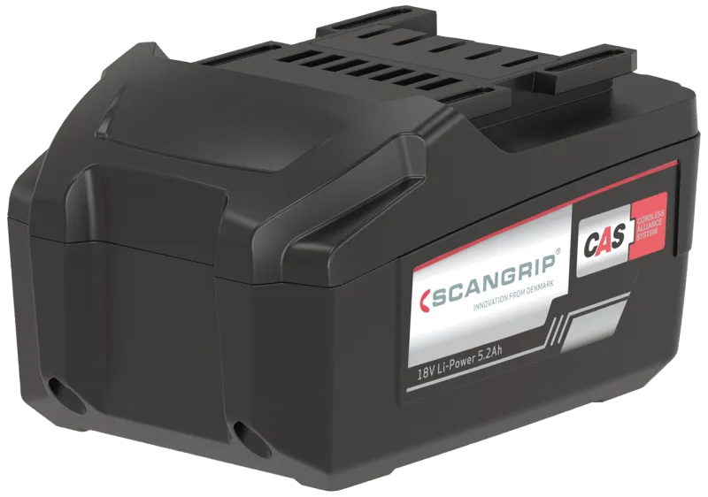 Scangrip batteri CAS 18V/5,2Ah Li-HD