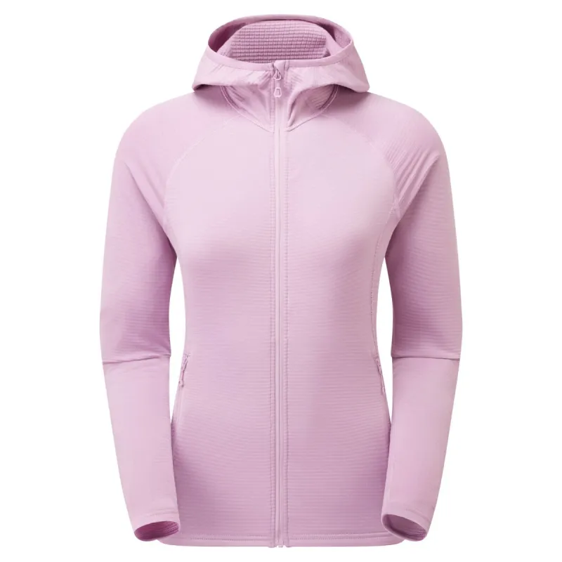 Montane F Protium Lite Hoodie, fleecetrøje, dame, lyserød