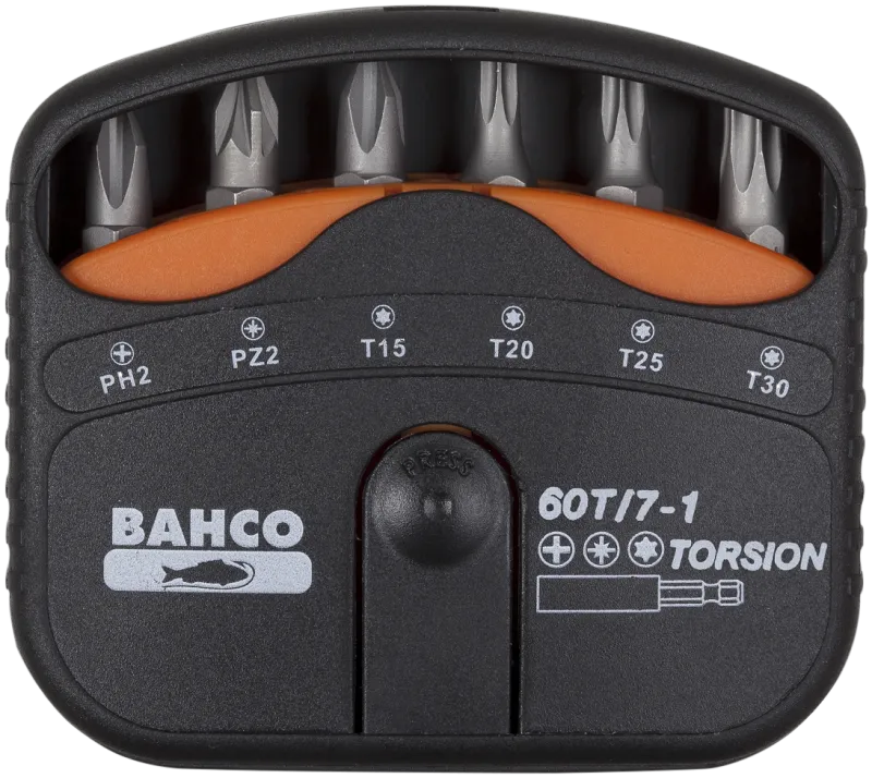 Bitssæt 60T/7-1 torsion 7 dele