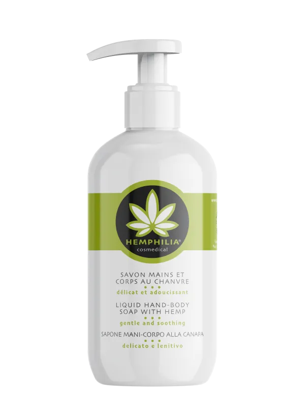 Hemphilia Økologisk Liquid Hand-Body Soap - 300 ml.