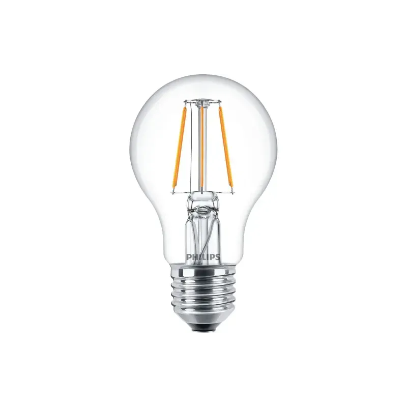Philips LED Classic Standardpære E27 Klar 4,3W/40W 2700K