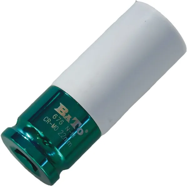 BATO Krafthjultop m/plast 1/2" x 22mm. 6kt.