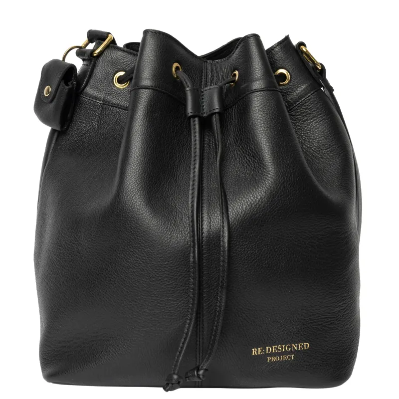 RE:DESIGNED Project 20 - Bucket Bag til Strik  Black