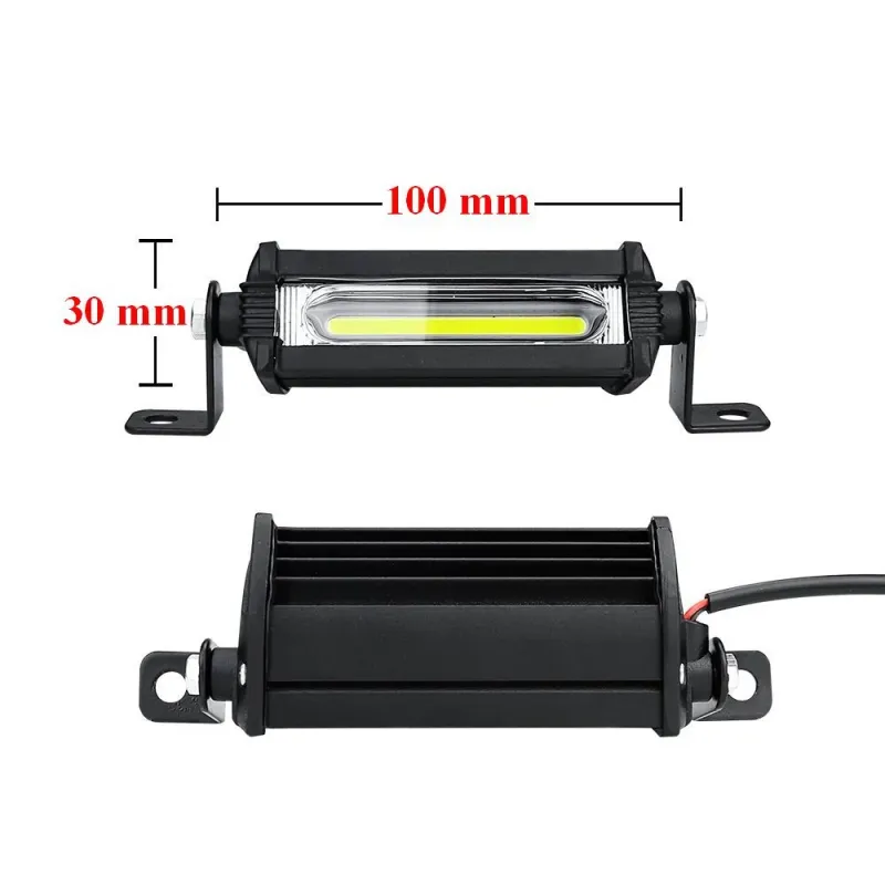 UDSALG - LED COB køretøjs projektør 12 watt 12/24 volt - Dinled - Køretøjs projektører