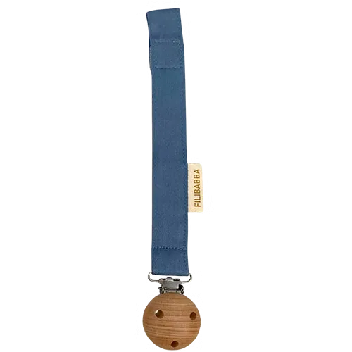 Filibabba Suttesnor Med Velcro Warm Blue (1 stk)