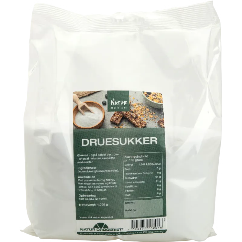 Natur Drogeriet Druesukker ren (Glukose) (1 kg)