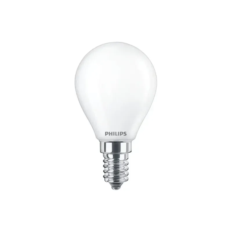 Philips LED Classic Kronepære P45 E14 Mat 40W Varm Hvid 2-pak BOX
