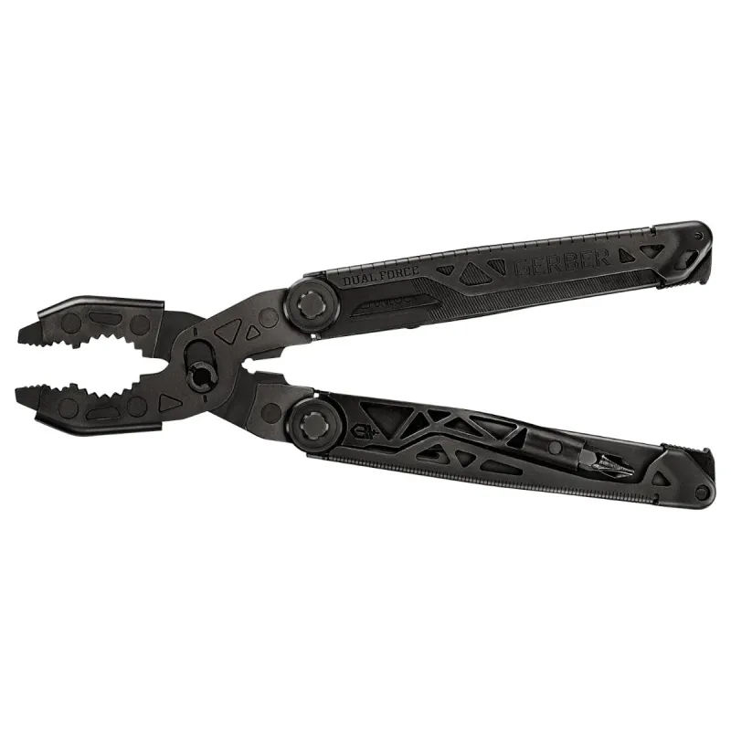 Gerber Dual Force Black, multitool, sort