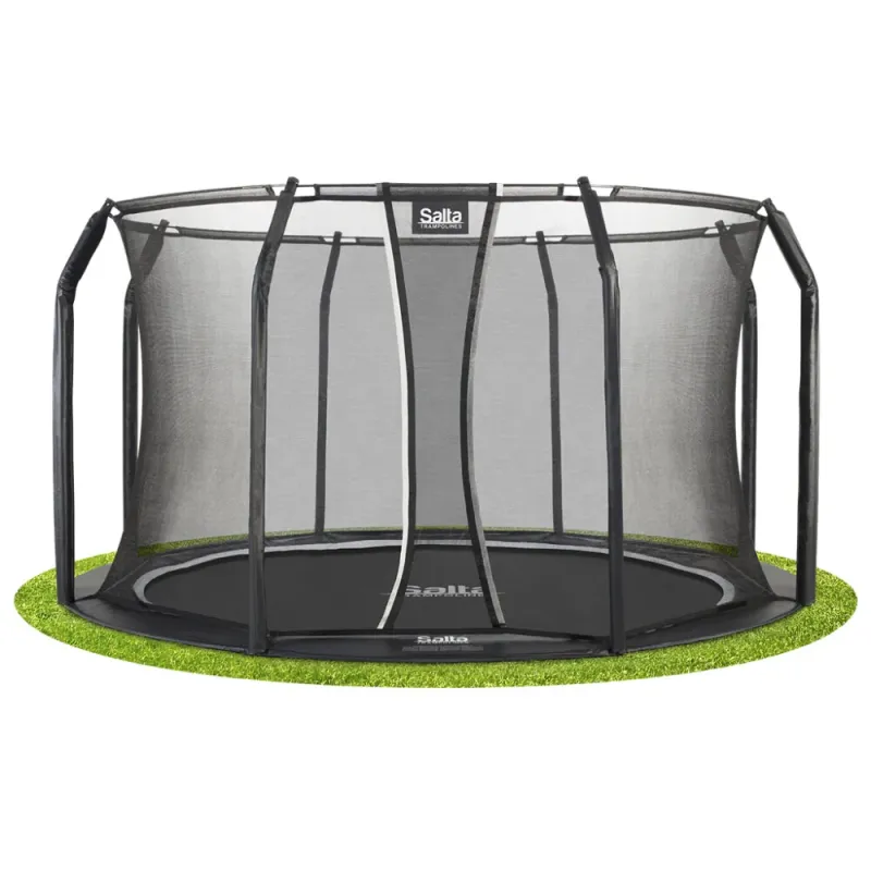 Salta - Trampolin Royal Baseground Ø305 cm, sort inkl. sikkerhedsnet