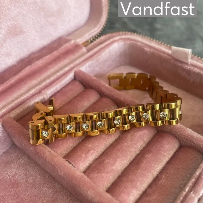 ANNEBRAUNER Kleopatra Zirconia Armbånd 18K Guldbelagt - 1