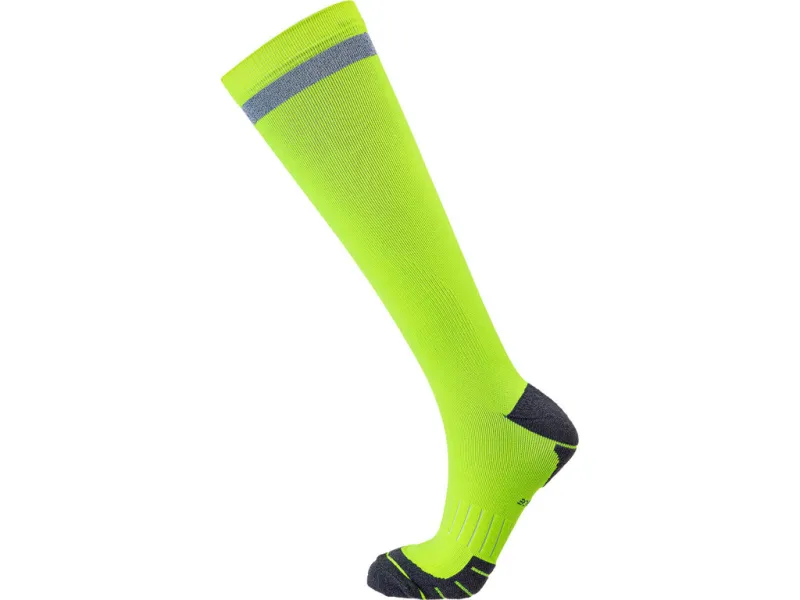 Endurance Torent Reflective Long - Løbestrømper m. kompression