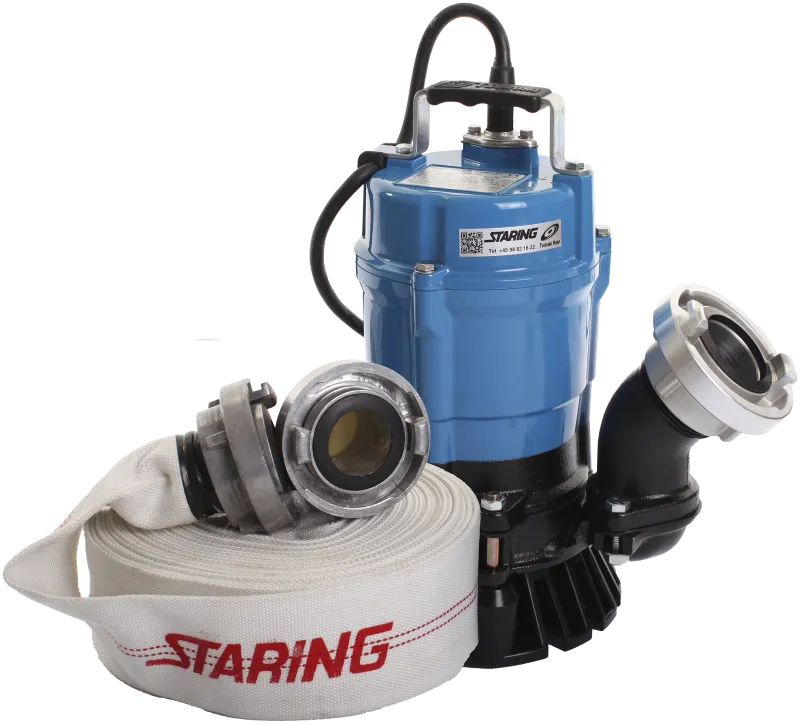 Entreprenørpumpe HS2.4S 2" 230V m/15m slange