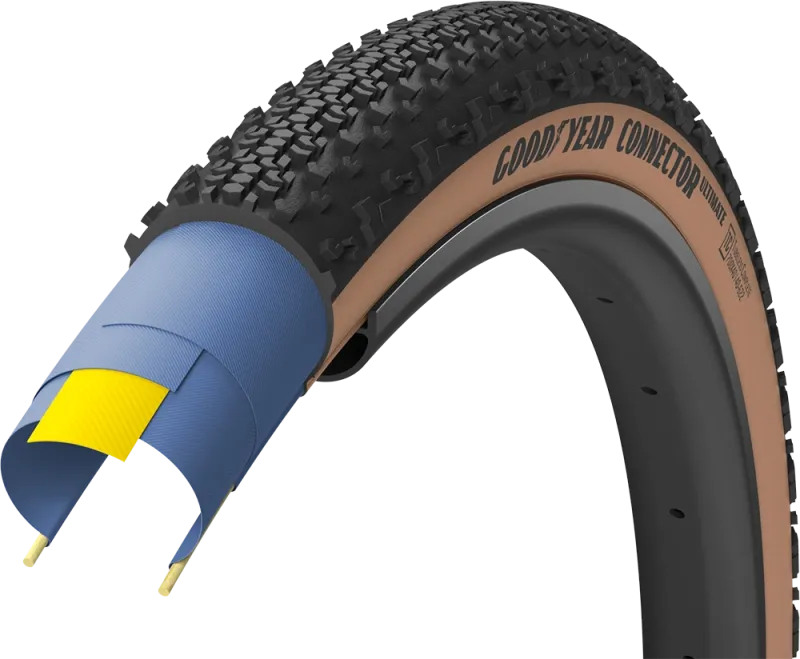 Goodyear CONNECTOR Tubeless Complete 650x50c - Brun