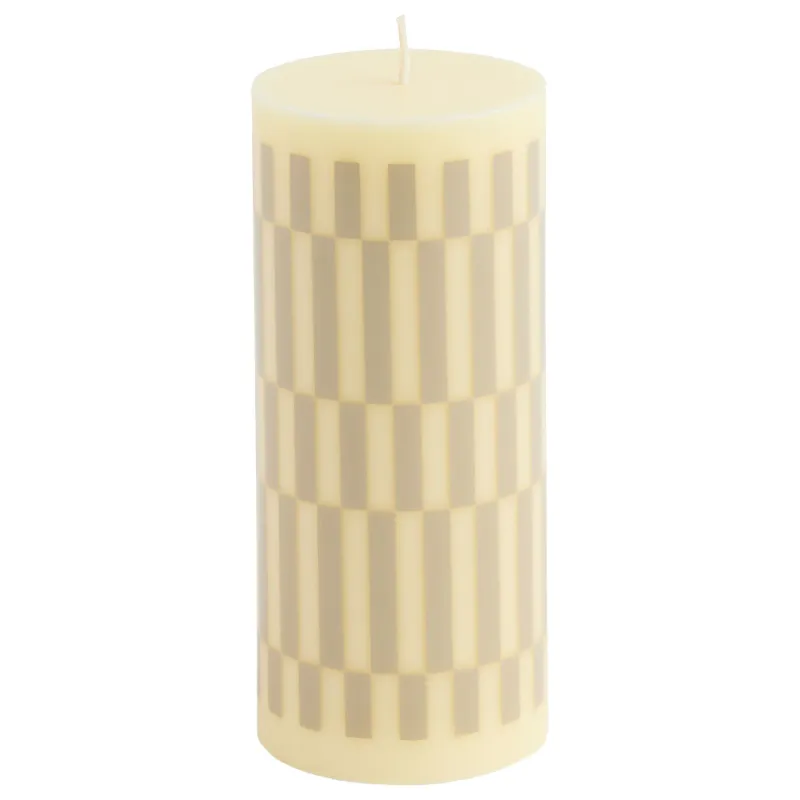 Hay Column lys small, cream & sand