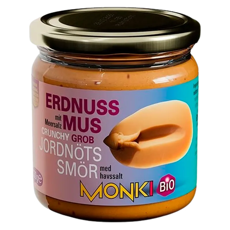 Monki Jordnøddesmør Crunch Ø (330 gr)
