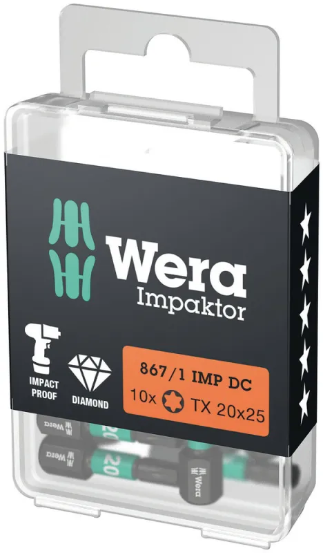 Slagbits 867/1 IMP DC Impaktor TX20, 10stk