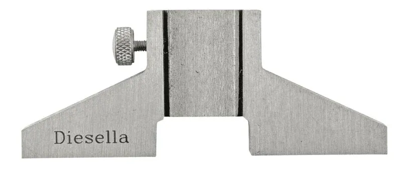 Dybdemålsfod for skydelærer L=75 mm, B=6 mm