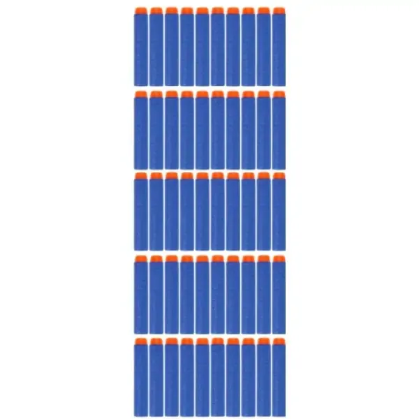 Ekstra patroner til Soft Foam Blasters såsom feks Nerf. 50 stk.