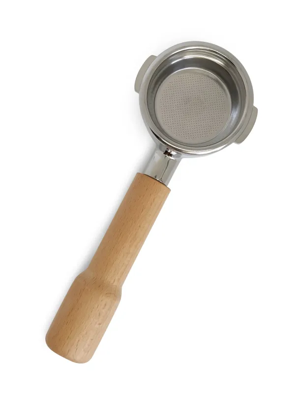 Portafilter med kurvet håndtag - 58 mm. (Passer til E61)