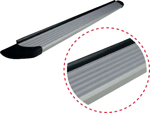 L2/L3 Expert(e)/Jumpy(e)/Proace16+(e)/Vivaro19+(e)/Scudo22+(e) - OPA - Alu. Sidetrin med beslag - 2 stk.