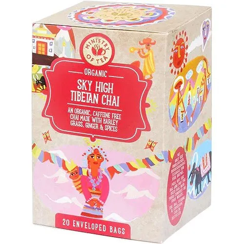 Sky High Tibetan Chai te Øko. - 20 breve