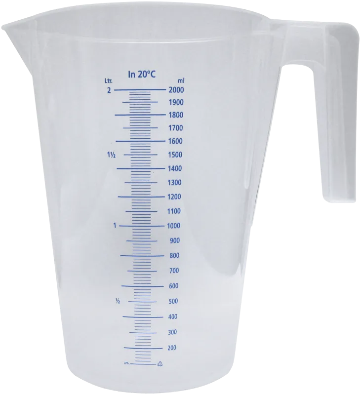 Målebæger transparent 5,0 L